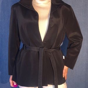 Andrew Marc jacket. Black petite Medium